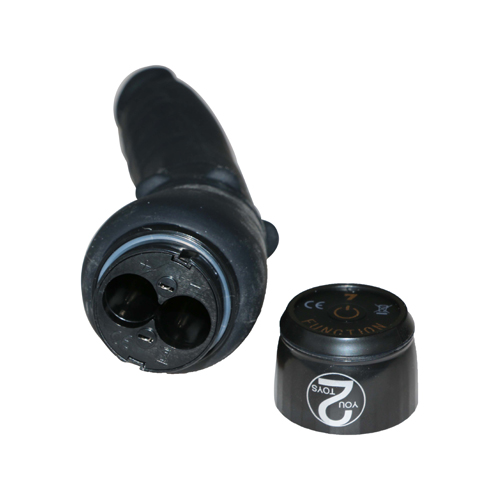 Siliconen zwarte anaal vibrator Siliconen zwarte anaal vibrator