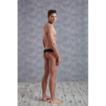 String Met Bloemenpatroon - Zwart