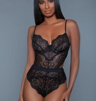 Bettany Kanten Body - Zwart Bettany Kanten Body - Zwart