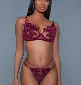 Evangeline BH Set - Bordeaux Evangeline BH Set - Bordeaux