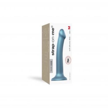 Strap On Me - Siliconen Dildo - Blauw - M