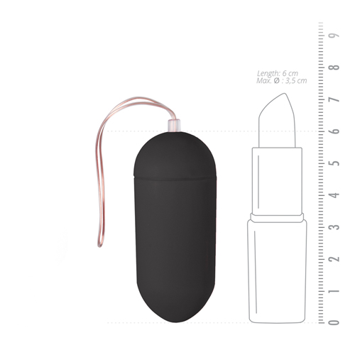 Easytoys Vibratie Ei - Zwart Easytoys Vibratie Ei - Zwart