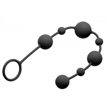 Siliconen Anaal Kralen - Zwart Siliconen Anaal Kralen - Zwart