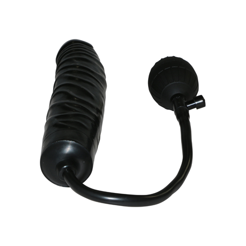 Opblaasbare dildo in het zwart Opblaasbare dildo in het zwart