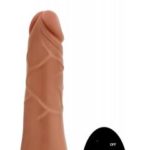 Dr. Skin - Dildo Met Afstandsbediening - Invoerdiepte 18 cm - Mocha