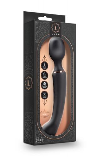 Lush Gia Dubbele Vibrator - Zwart Lush Gia Dubbele Vibrator - Zwart