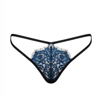 Yassmyne Sexy Kanten String - Blauw Yassmyne Sexy Kanten String - Blauw
